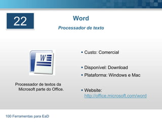 100 Ferramentas para EaD