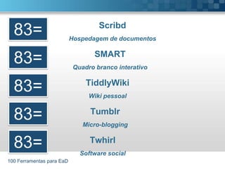 100 Ferramentas para EaD