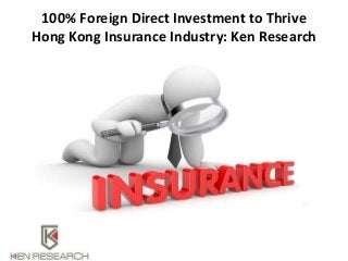 100% Foreign Direct Investment to Thrive
Hong Kong Insurance Industry: Ken Research
 