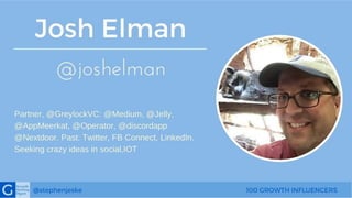 100 growth influencers Slide 92