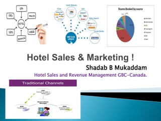 Shadab B Mukaddam
Hotel Sales and Revenue Management GBC-Canada.
 