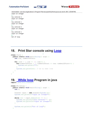 Complicated Stars Program For Java 100 JAVA Programs-1.pdf