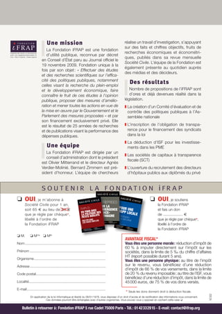 iFRAP - 100 Jours pour réformer la France