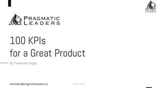 100 KPIs for Product Managers