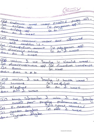 100 mcq on weed management