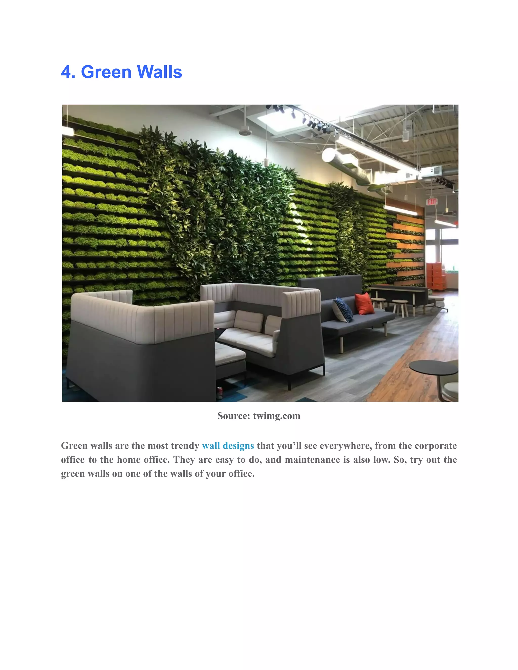 100+ most beautiful office wall design ideas that will inspire ...