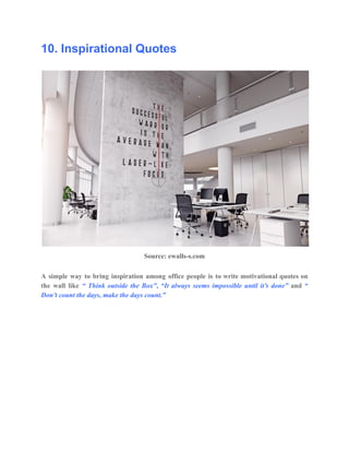 100+ most beautiful office wall design ideas that will inspire ...