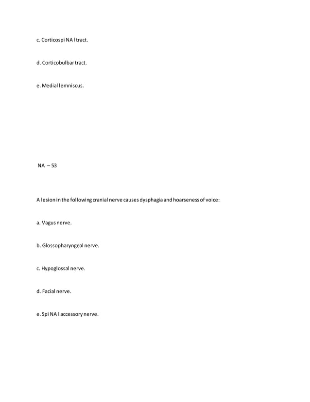 NEUROANATOMY MULTIPLE CHOICE QUESTIONS AND ANSWERS PDF visual data 7