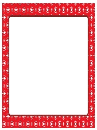 100 Paper Border Rectangle 100 pages borders template | PPTX