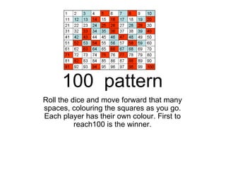 100  pattern ,[object Object]