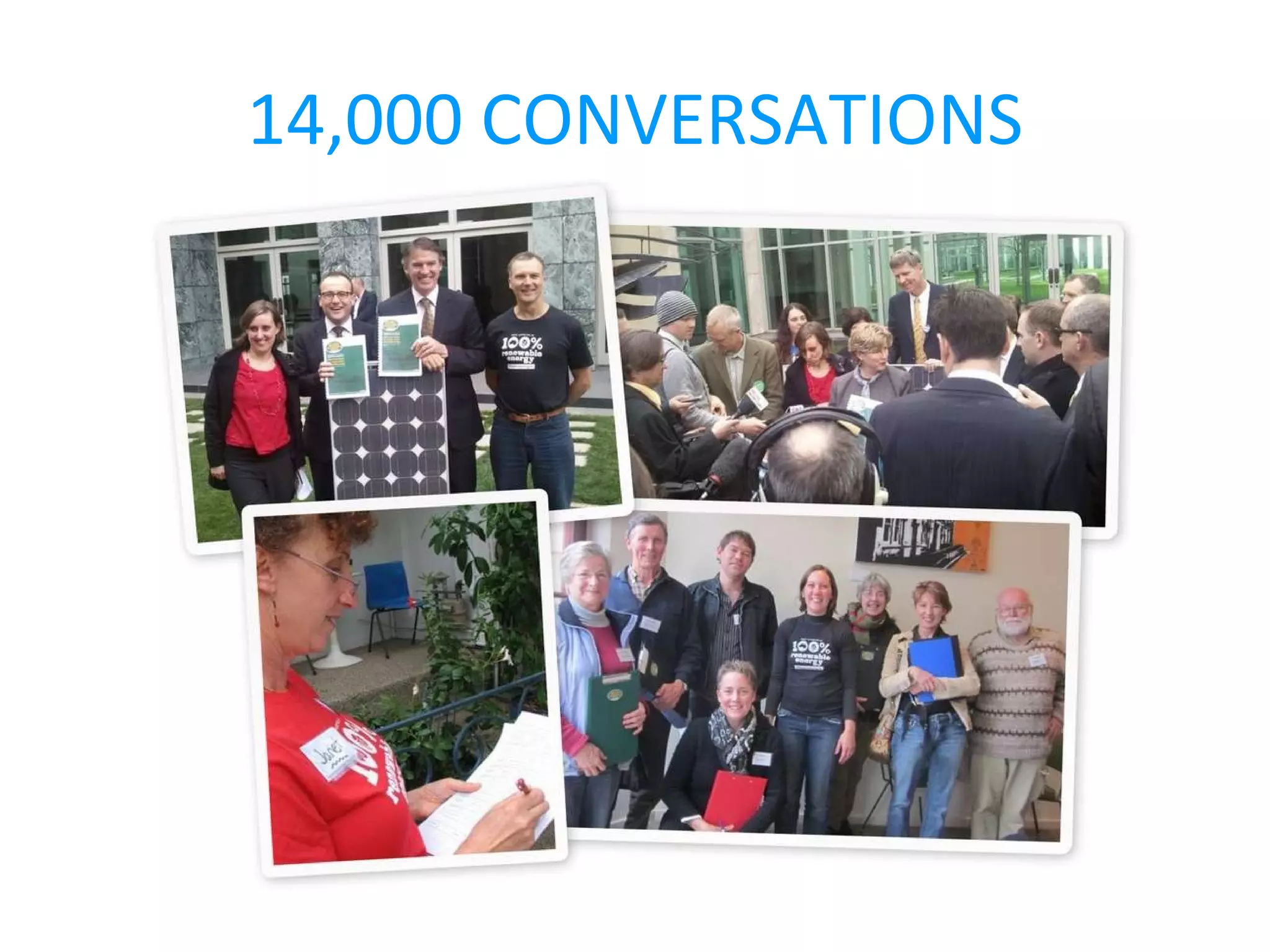14,000 CONVERSATIONS