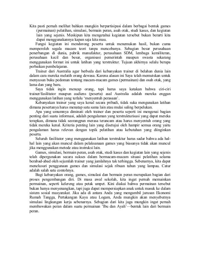 100 Permainan Untuk Training Slideshare | 100 permainan untuk training 100 Permainan Untuk Training Slideshare | 100 permainan untuk training