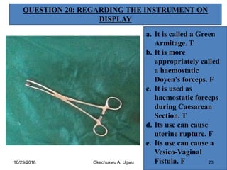 100 picture osce in obstetrics and gynaecology | PPTX