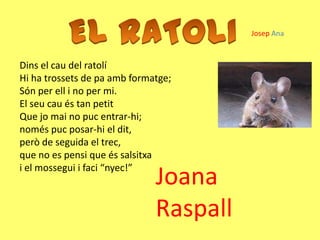 100 poemes joana raspall