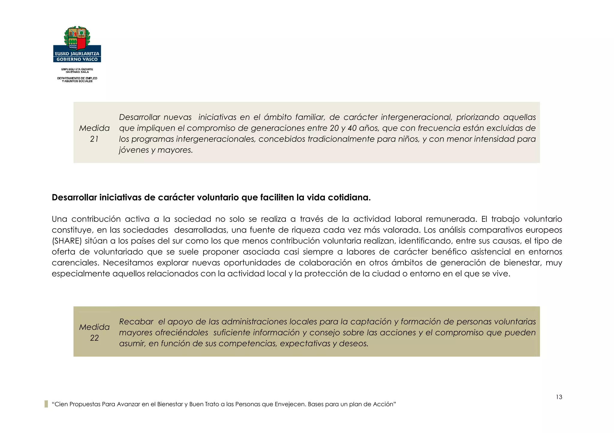 100 propuestas para mejorar la calidad de vida de los mayores | PDF