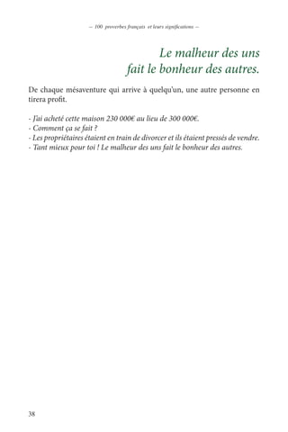 100 Proverbes Francais En Pdf