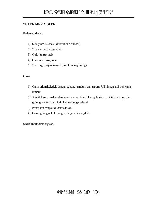 100 resepi kuih muih malaysia