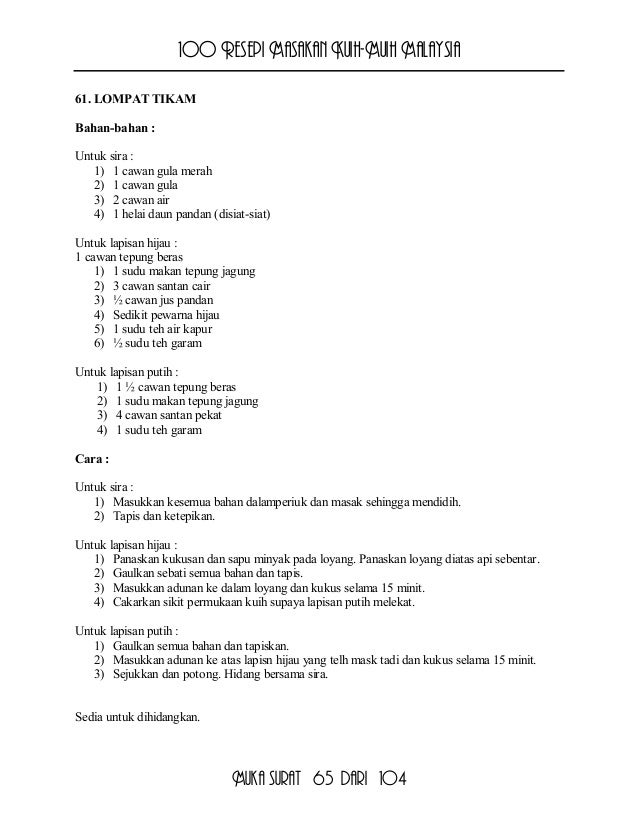 100 resepi kuih muih malaysia