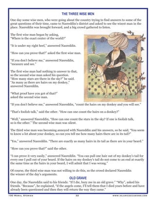 Short Stories With Moral In English