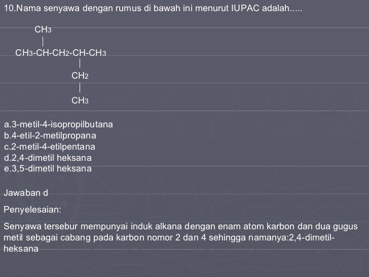 100 Soal Kimia Karbon