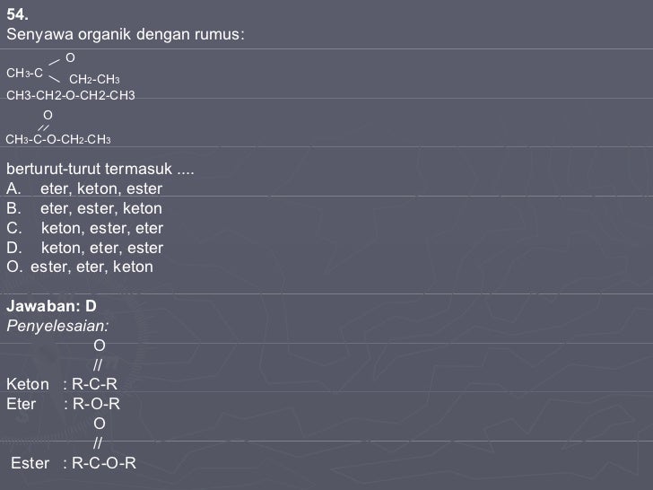 100 soal kimia karbon
