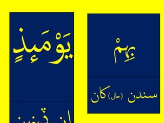 ِ‫م‬ِ‫ّب‬
ِ‫ندن‬‫س‬(‫حال‬)‫اکن‬
 