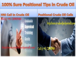 100% sure positional tips in crude oil