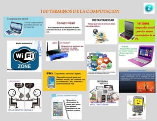 100 TERMINOS DE LA COMPUTACION
 