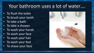 100 uses of water | PPT