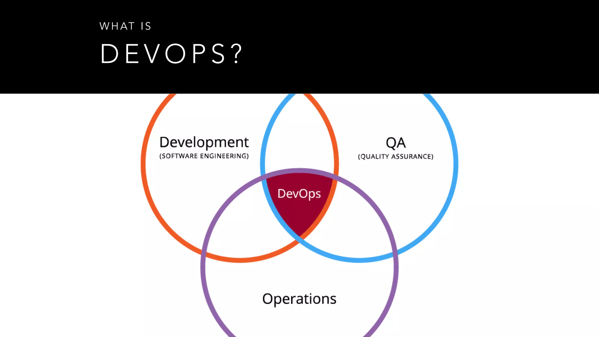 D E V O P S ?
W H AT I S
 