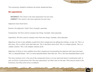100 Writing Mistakes to Avoid: Maeve Maddox | PDF