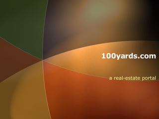 100yards.com a real-estate portal 