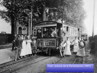 Tram, avenue de la Renaissance (1897)   