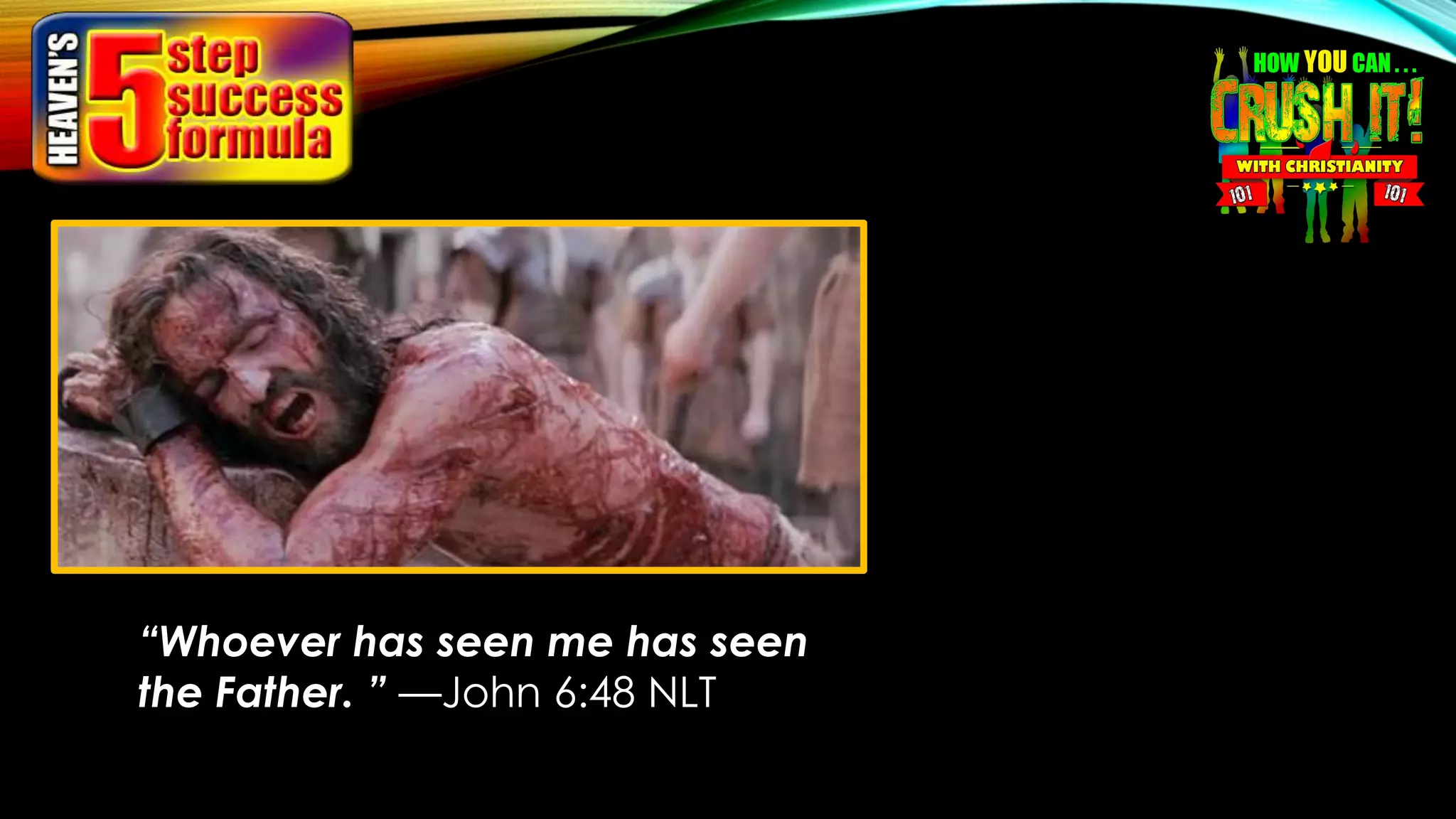 “Whoever has seen me has seen
the Father. ” —John 6:48 NLT
 