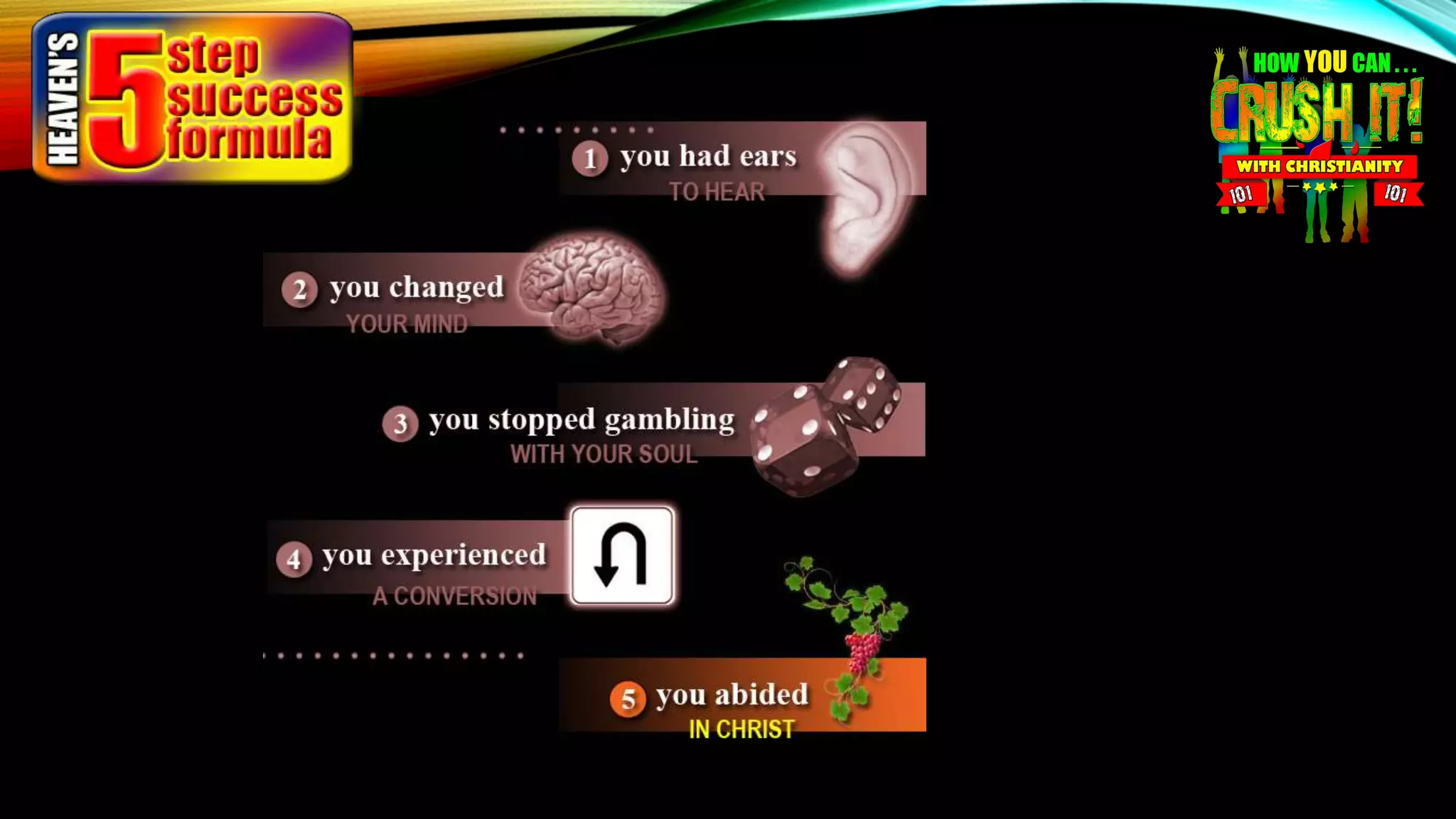 Crushing it with Christ