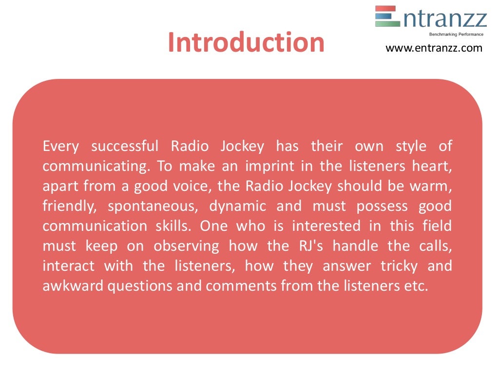 101.careers in radio jockey