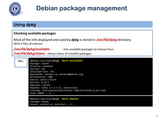 101 2.4 use debian package management | PPT