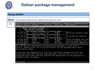 101 2.4 use debian package management | PPT