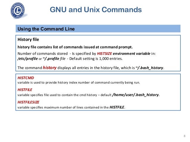 101 3.1 gnu and unix commands