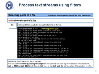 Process Text Streams 101 3.2 process text streams using filters | PPT