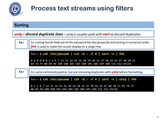 Process Text Streams 101 3.2 process text streams using filters | PPT
