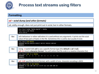 Process Text Streams 101 3.2 process text streams using filters | PPT