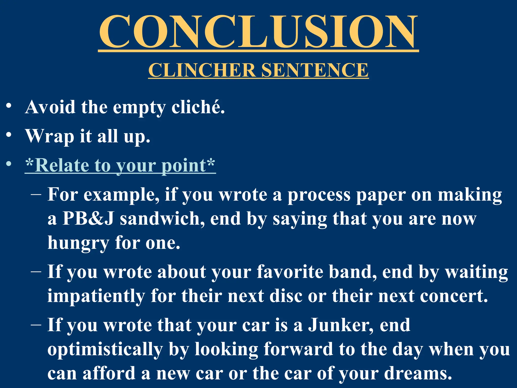 101--CONCLUSIONS (1) how to write a conclusion.ppt