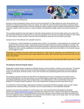 101 Globalisation And Culture
