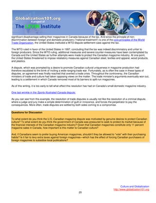 101 Globalisation And Culture