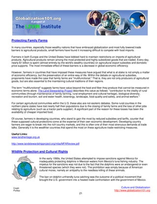 101 Globalisation And Culture