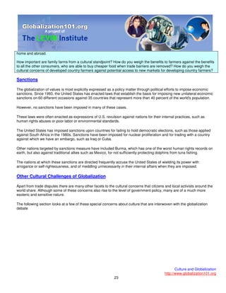 101 Globalisation And Culture