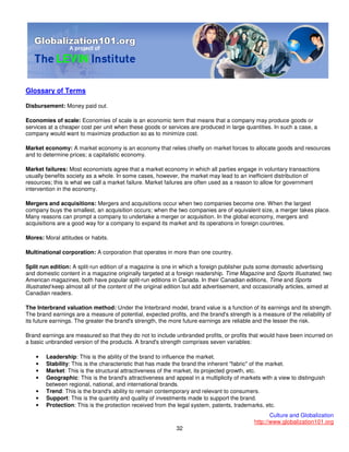 101 Globalisation And Culture