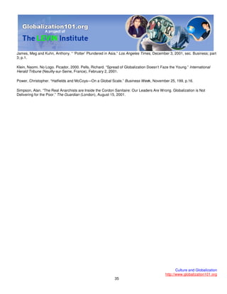 101 Globalisation And Culture