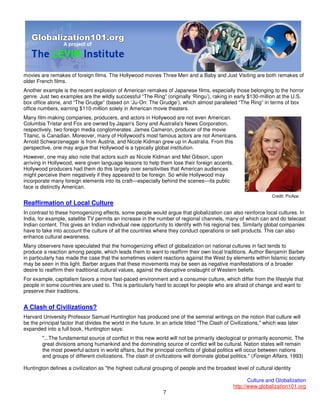 101 Globalisation And Culture